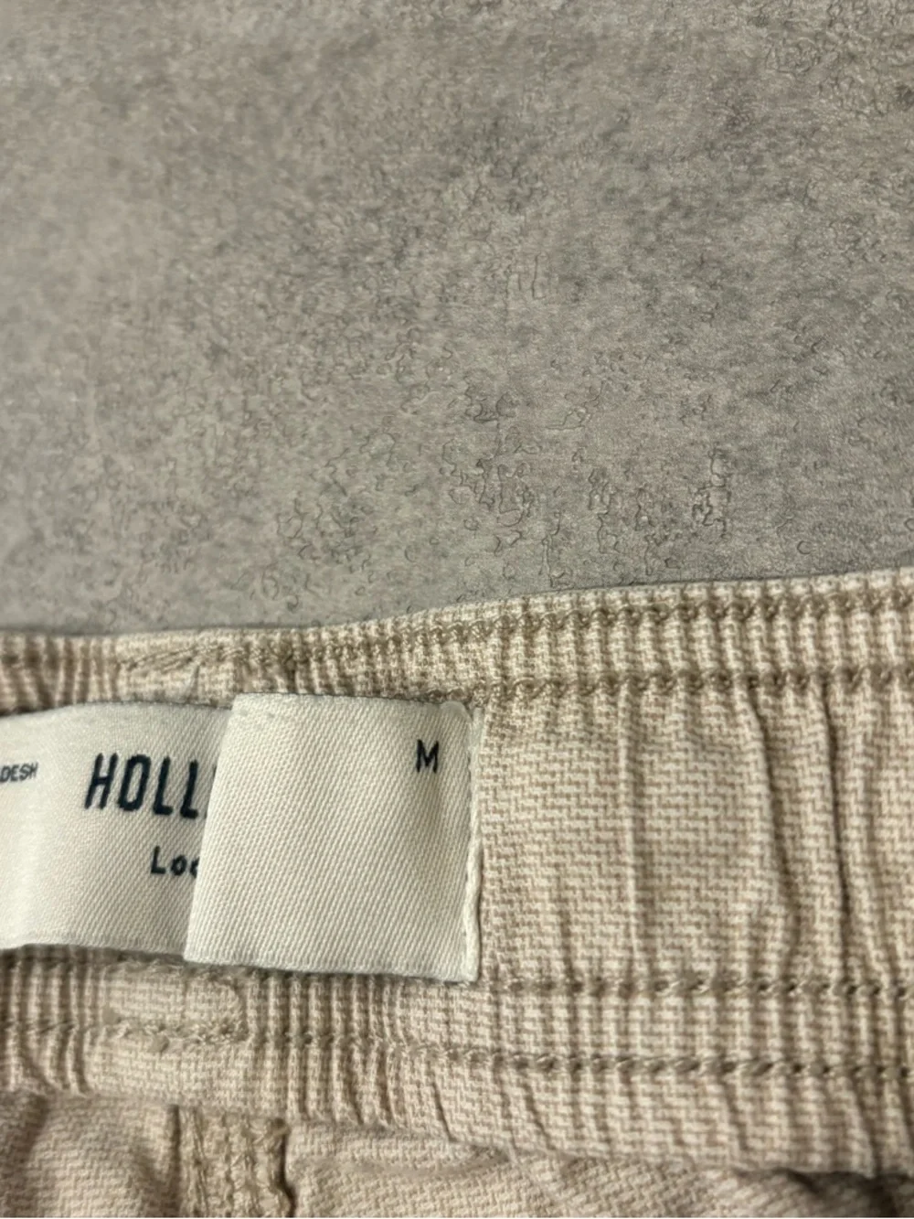 Hollister Linen-Blend Loose Pull-On Pants